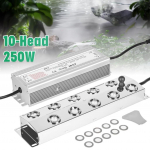 250W10 Peaga Ultraheli Udu Tegija Niisutaja H&uuml;droponika Nebulisaator 304 Terasest Atomiseerimisplaat DC 48V 250w 10head