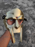 MF Doom Mask Gliaadur Hull-koll 18G Teras Messing N&auml;okaitse Keskaegne Kiiver M aero