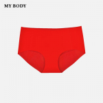 Mybody Women's Seamless Mid-Rise Boyshort Underwear L