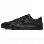 Jamie Platt x Converse One Star Pro Ox Madal Must Madu Nahk Unisex Tossud Valge A07897C 41