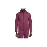 Nike Sportswear Tech Fleece t&auml;is-lukuga kapuutsiroosipuu/must Meeste t&auml;navar&otilde;ivad CU4489-653 XXXXL