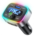 HUNDRUP FM-saatjaam, 2025 t&auml;iustatud mudel, t&ouml;&ouml;stuse uusim Bluetooth 5.4, FM-saatja autosse, PD
