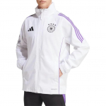 Adidas Vihmajakk Moodne Mugav Seisukrae T&otilde;mblukk Jalgpallis&auml;rk Meeste Jakid IP8262 XL