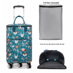 Kokkupandav Kerge Kaubak&auml;ru Teleskoopk&auml;epideme ja Universaalratastega Toidukaupade ja Telkimise jaoks