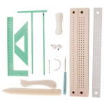 K&ouml;itmiskomplektid K&ouml;itmise joonlauakomplekt k&ouml;itmist&ouml;&ouml;riistaga K&ouml;itmistarvikute komplekt Scrapbookingi t&ouml;&ouml;riist T-kujuline joonlaud Vahet&uuml;kk 1 beige