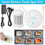 Uus jalavanni Detox Machine Ion Cleanse Ionic Foot Detox Machine Foot Bath Spa Machine US Plug valge