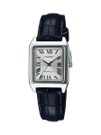 Casio - Nahkrihm Valge sihverplaat Naiste kvartskell LTP-V007L-7B1 valge