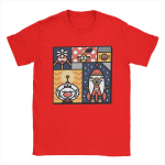 Huumor Pikmin T-s&auml;rk meestele O-kaelusega puuvillased T-s&auml;rgid l&uuml;hikeste varrukatega T-s&auml;rk 4XL 5XL Riided 4XL