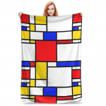 Mondriani Tekid Hingav Flanell Diivanikate Tekk Diivanile Voodipesu Kontoritekid Voodikate Tekk 30x40in