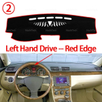 Volkswagen VW Passat B6 2005-2012 CC 2009-2013 Autode Armatuurlaua Kate Armatuurlaua Matt Lauaplaat Padi Vaip Armatuurlaua Matt UV-vastased Matid black