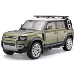 Suur 1/18 m&otilde;&otilde;tkavas Land Rover Defender 110 maastiku-SUV sulamist metallist valatud mudelauto arvuti t&ouml;&ouml;laua kaunistus sinine