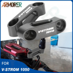 V-STROM 1050 Motorcycle Rearview Mirrors Extension Riser Extend Adapter For SUZUKI vstrom 1050 v strom 1050 dl1050 - NO LOGO Titanium