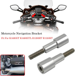 Sobib BMW R1200RT R1250RT K1600GT K1600GTL K1600B 2014- Mootorratta Pikendusvarras Toetusega Mobiiltelefoni Navigatsioon 1 PCS gray