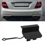 Tagumise kaitseraua pukseerimiskonksu kate Mercedes Benz C-klass W204 AMG Line Sedaan 2011-14 jaoks