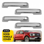 Sobib -2024 Ford F-150 F-250 Kroomitud Uksek&auml;epideme Katete Komplekt ILMA SmartKey Ava EXV