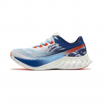 Saucony Endorphin Pro 4 Polsterdus Libisemisvastane Ja Kulumiskindel Madalad S&uuml;sinikplaadiga Jooksukingad Unisex Valge Sinine Saucony S20939-401 40