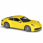 WELLY 1/24 Porsche 911 Carrera 4S Sulamist Automaalmudel Die-castid & M&auml;nguautod Kogumisauto M&auml;nguasi Poisi S&uuml;nnip&auml;evakingitused kollane
