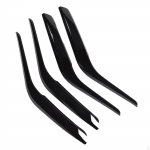 2 Pair Interior Door Handle Cover for x1 E84 Pull Panel Trim Armrest Bracket Stylish Accessory Glossy Black