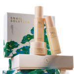 NATURE REPUBLIC Snail Solution Nahahooldus 3-osaline komplekt Lima lima regenereeriv ja niisutav nahahoolduskomplekt (N&auml;ovesi 130ml + Emulsioon 120ml + Kreem 52ml)