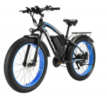 PHILODO H7pro E-bike1000W Brushless motor 48V17.5AH Removable Lithium BatteryAdult Electric Bike 26*4.0 inch Fat Tire Mountain riding 1000W 48V17.5AH-blue