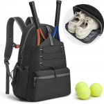 Trendikas ja Racket koos kingakoti ja topelt&otilde;larihmaga Tennisekott Seljakott Luksuslik Festivalikink Pickleballikott One Size