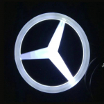 9,5 cm Auto Tagumine Pagasiruumim&auml;rk ABS LED-m&auml;rgiga Valgustarvikud Mercedes Benz S350 S300L S A B C E-klassi GLA GLK ML GL GLC GLE jaoks valge