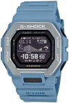 Casio k&auml;ekell, valmistatud biomassist, sinine G-Shock G-LIDE Bluetooth, plastikust, GBX-100-2AJF, Meeste,