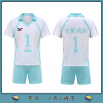 V&otilde;rkpall noorte cos Aoba Seongwest High School, ja Kawasaki, Iwazumi cosplay jersey &uuml;likond S