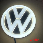 2025 Kuuma 4D LED-iga Volkswageni logo valgustus Esi- ja tagalogo kleebised Sobib Tiguan/Passat/Golf/Polo/Jetta/CC/MK5/MK7 Autot&ouml;&ouml;