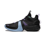 Li Ning Storm 2024 Cushioning Breathable Lightweight Rebound Low top Basketball Shoes Men's Black ABFU017-1 39