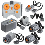 Power Functions M/L Mootoriga K&otilde;rgtehnoloogiline Klotsikomplekt Infrapuna Kaugjuhtimispuldiga + Akukarp Laiendusosad MOC PF Klotsi DIY M&auml;nguasjad