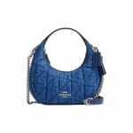 Coach Carmen 20 Eemaldatava &Otilde;larihmaga Kangast &Otilde;la-Crossbody K&auml;ekott V&auml;ike Naiste k&auml;ekotid Denim-Sinine CAK89-SVDE Basic Set (Bag+Dust Bag)