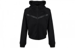 Nike Sportswear Tech Fleece Windrunner t&auml;is-lukuga kapuutsiga jakk Must CW4299-010 S must