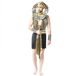 Farao Kuningas Egiptuse &Uuml;ks suurus sobib k&otilde;igile Meeste T&auml;iskasvanute Cosplay Kost&uuml;&uuml;m Keppiga Halloweeni Komplekt (OKM) 6-osaline