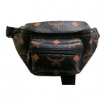 MCM Fursten Logo Prindiga Reguleeritava &Otilde;larihmaga Kunstnahast Crossbody V&ouml;&ouml;kotid Keskmine Meeste kotid Must Pruun MMZDAF101BK001 Basic Set (Bag+Dust Bag)