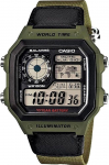 CASIO Maailmaaeg Digitaalkell AE-1200WHB-3BV Roheline V&auml;lismaa Mudel