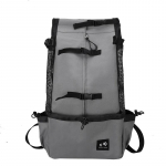 Tugevast nailonist koerakott-seljakott v&auml;ikestele ja keskmistele koertele K&otilde;rge kvaliteediga hingav rattaseljakk v&auml;lisreisideks Lemmikloomatarbed XL-suit 16-28kg tumehall v&auml;rv