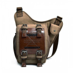 Retro nahast s&otilde;jav&auml;e vintage Messenger meeste &otilde;lakotid Crossbody Travel Pocuh Man Bolsa kott pruun