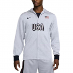 Nike USA ol&uuml;mpiaseeria elastne kootud higi-imav kapuutsiga dressipluus korvpallivorm meesterahvaste pealisr&otilde;ivad FQ0306-100 M