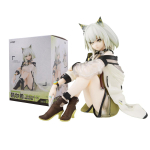 Anime figuur Arknights Kal'tsit Armas kassik&otilde;rvadega istuv t&uuml;druk PVC Kiirnuudlipress M&auml;ngude seeria Anime tegelaste kogu 10CM With box