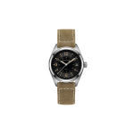 Hamilton Khaki Field Series Kvartsliikumisega 50m Veekindel Kell 40mm Must T&auml;hikuga Roostevabast Terasest Korpus Meeste kellad H68551833 Regular Watch Box,Black Dial Gray Strap