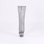 6 tolli 304 roostevabast terasest sanitaarne humalafiltri s&otilde;elap&uuml;&uuml;durit&ouml;&ouml;riist kodune &otilde;llepruulimine 300-400 mikronit 1/2" gray