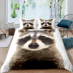 Pesukaru tekikott Armas loomateemaline voodipesukomplekt Nature Owl lohukott Wildlife Style King Size pol&uuml;estrist tekikate 135x200cm
