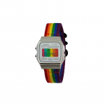 CASIO Kohandatud kell modifitseeritud seeria v&auml;rviline nailonrihm roheline peegel hall vaikkorpus klassikaline retro F-91WS-8DF modifitseeritud-Ni F-91WS-8DF hall v&auml;rv