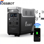 3840Wh Kaasaskantav elektrijaam - FOSSIBOT - F3600 Pro - laiendatav 11 520Wh - 3 600W - laadimine 1,5h LiFePO4, APP/Telkimine/Matkaauto