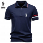 Ralph Lauren Uus Tikandiga Rullkrae T&otilde;mblukuga POLO S&auml;rk &Auml;rikasulik Meeste Tencelist L&uuml;hikeste Varrukatega POLO S&auml;rk Meestele S