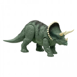 Mattel Jurassic World Heli Realistlik Triceratops Laste Kuju Dinosaurus Vanused JLD29 & M&auml;nguasi, Umbes. 35cm, 4+, Roheline, roheline