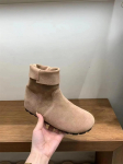 Naiste Paksude Kontsadega Kunstnahast Pahkluusaapad Naiste Lamedad Khaki Slip-on L&auml;&auml;nelikud Saapad Naiste S&uuml;gis Retro L&uuml;hikesed Botas Mujer 35 kaamel