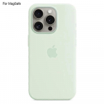 Iphone 15 Pro &uuml;mbris &uuml;hilduv Magsafe'iga vedel silikoonist telefoni tagakaas [induktsioon Popover]_vsijd_gmzs beebi sinine v&auml;rv