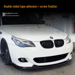 &Uuml;hilduv esispoiler BMW 5. seeriale E60 E61 2005-10 MT - Aerod&uuml;naamiline v&auml;lisosa komplekt. Piano Black